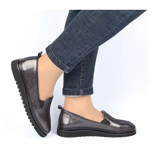Жіночі туфлі на низькому ходу Mario Muzi 704118, Сірий, 37, 2999860350012 фото №1