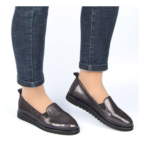 Жіночі туфлі на низькому ходу Mario Muzi 704118, Сірий, 37, 2999860350012 фото №3
