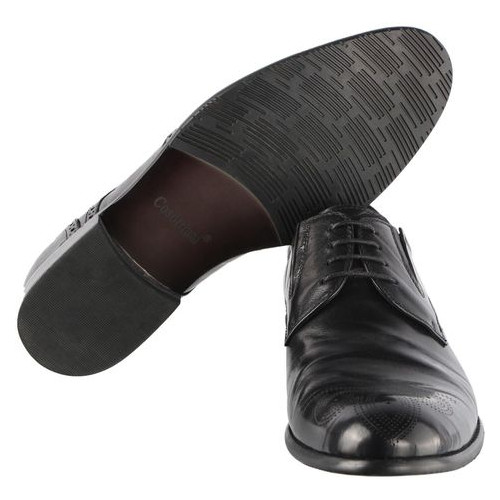 Чоловічі класичні туфлі Cosottinni 15457, Чорний, 39, 2973310081930 фото №3