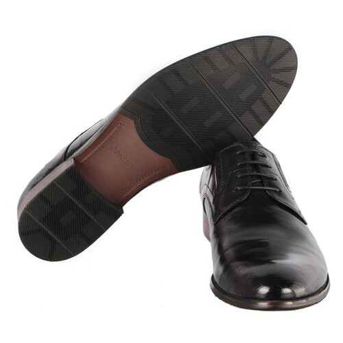 Чоловічі класичні туфлі Cosottinni 196343, Чорний, 43, 2999860406542 фото №1
