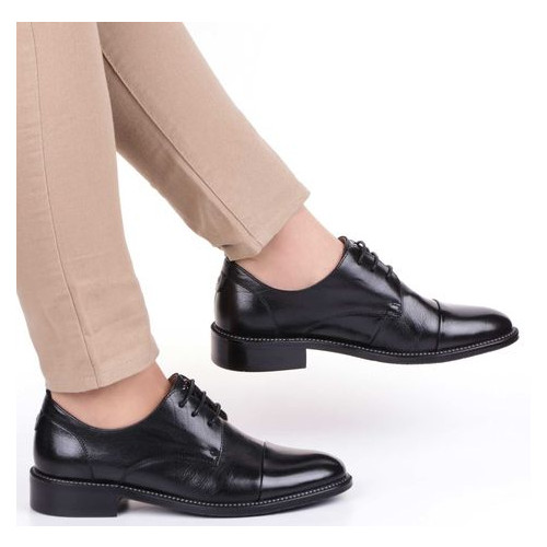 Жіночі туфлі на низькому ходу Anemone 195087, Чорний, 39, 2999860288872 фото №8