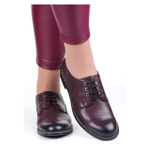 Жіночі туфлі на низькому ходу Anemone 80211, Бордовий, 39, 2973310180749 фото №2