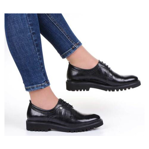 Женские туфли на низком ходу Anemone 6231, Черный, 36, 2956370018221 фото №6