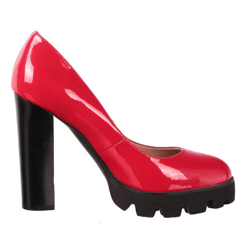 Жіночі туфлі на підборах Glossi 7702, Червоний, 37, 2956370012625 фото №6