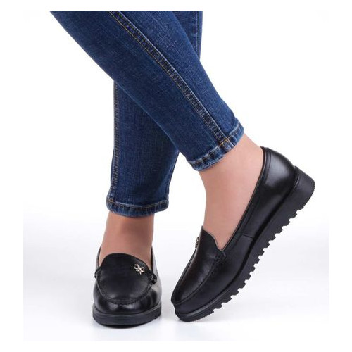 Женские туфли на низком ходу Vigotti 6527 - 2, Черный, 36, 2956370018450 фото №9