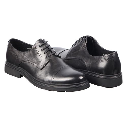 Чоловічі класичні туфлі Bazallini 195429, Чорний, 43, 2999860337518 фото №5