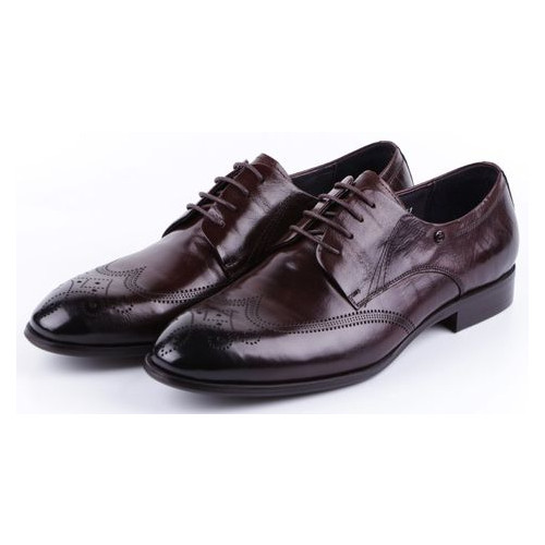 Чоловічі класичні туфлі Bazallini 19776, Бордовий, 45, 2964340268804 фото №6