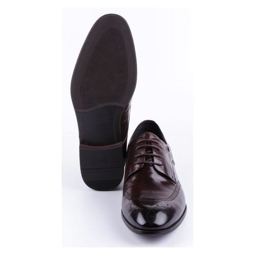 Чоловічі класичні туфлі Bazallini 19776, Бордовий, 45, 2964340268804 фото №4