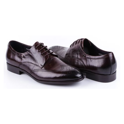 Чоловічі класичні туфлі Bazallini 19776, Бордовий, 45, 2964340268804 фото №5