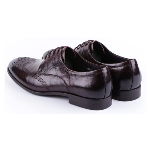 Чоловічі класичні туфлі Bazallini 19776, Бордовий, 45, 2964340268804 фото №3