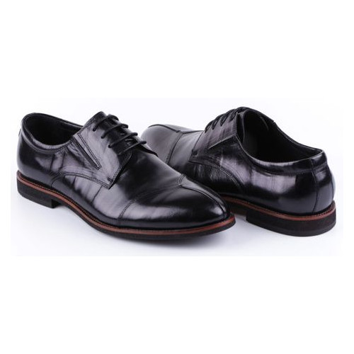 Чоловічі класичні туфлі Bazallini 19778, Чорний, 41, 2964340268972 фото №4