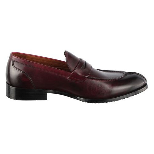 Чоловічі класичні туфлі Lido Marinozzi 110291, Бордовий, 42, 2973310162011 фото №5