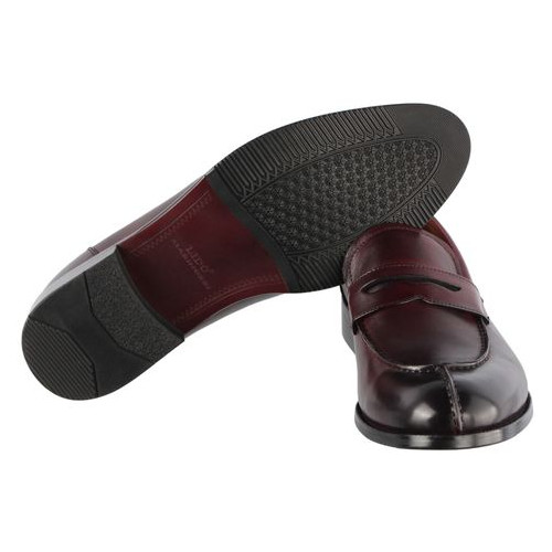 Чоловічі класичні туфлі Lido Marinozzi 110291, Бордовий, 42, 2973310162011 фото №4