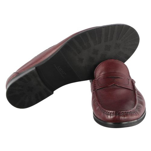 Чоловічі класичні туфлі Lido Marinozzi 31831, Бордовий, 45, 2973310180084 фото №3