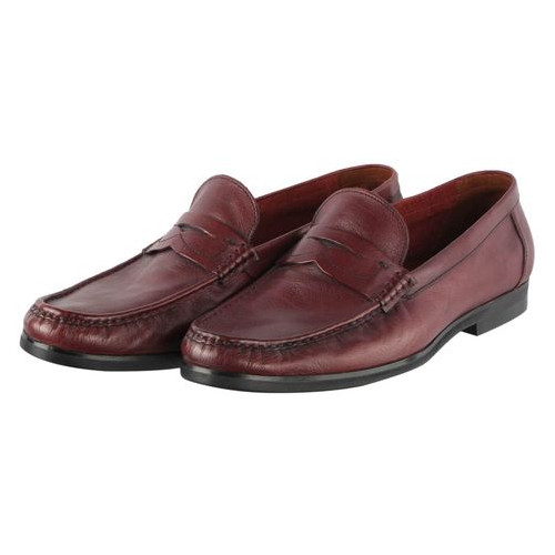 Чоловічі класичні туфлі Lido Marinozzi 31831, Бордовий, 45, 2973310180084 фото №4