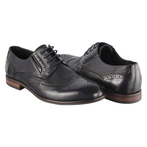 Чоловічі класичні туфлі 196242, Чорний, 44, 2999860396478 фото №5