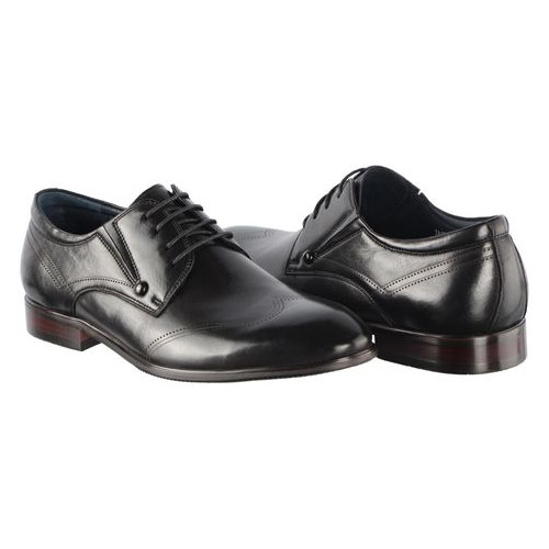Чоловічі класичні туфлі 19897, Чорний, 39, 2999860276367 фото №5