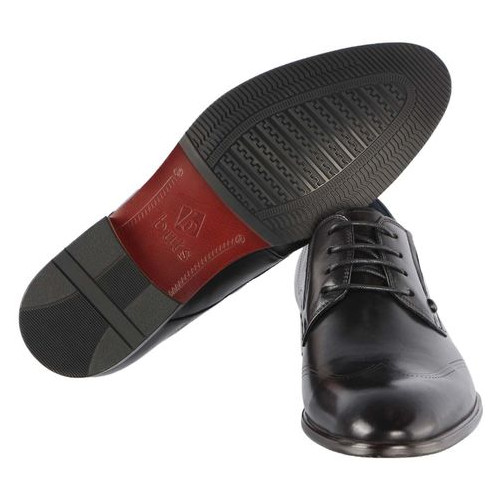 Чоловічі класичні туфлі 19897, Чорний, 39, 2999860276367 фото №1