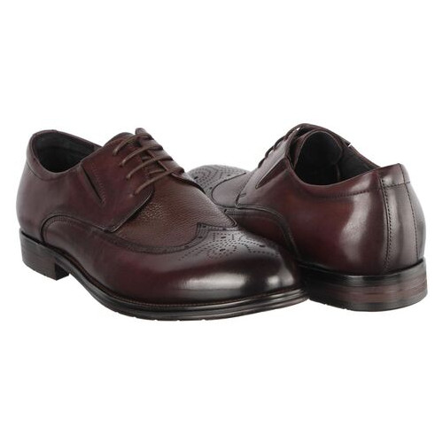Чоловічі класичні туфлі 196421, Коричневий, 44, 2999860411461 фото №1
