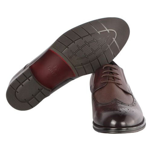 Чоловічі класичні туфлі 196421, Коричневий, 44, 2999860411461 фото №2