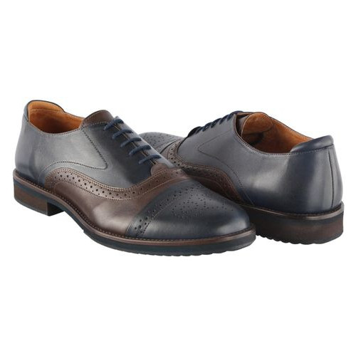 Мужские классические туфли Fabio Conti 2421, Синий, 42, 2973310075021 фото №4