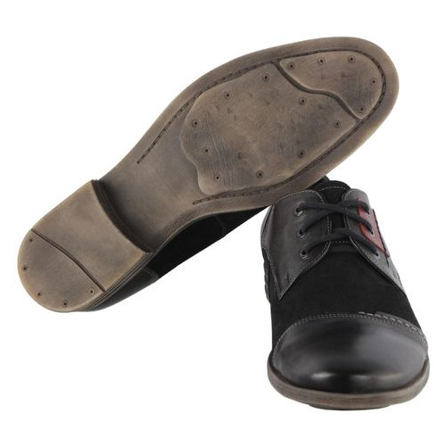 Мужские классические туфли Domeno 2330, Черный, 44, 2973310041279 фото №3