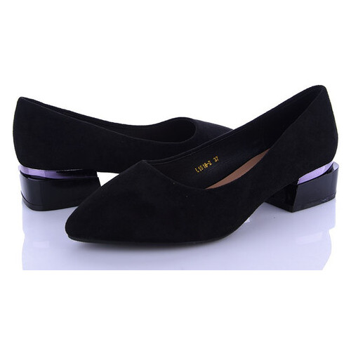 Туфлі жіночі Fashion Baggy 2595 37 розмір Чорний фото №1