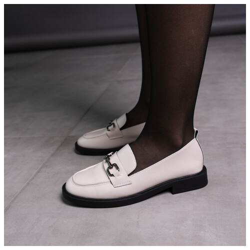 Туфлі жіночі Fashion Katie 3583 37 розмір 24 см Бежевий фото №4