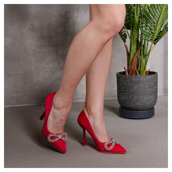 Жіночі туфлі Fashion Bow 3957 40 розмір 25.5 см Червоний фото №1