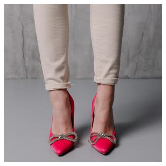 Жіночі туфлі Fashion Bow 3995 38 розмір 24.5 см Рожевий фото №6