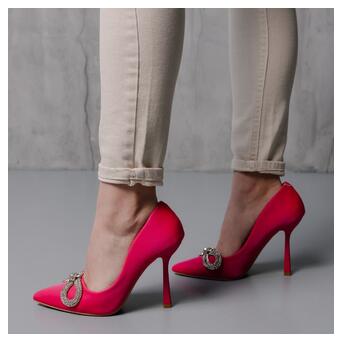Жіночі туфлі Fashion Bow 3995 38 розмір 24.5 см Рожевий фото №4