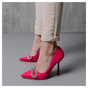 Жіночі туфлі Fashion Bow 3995 38 розмір 24.5 см Рожевий фото №5