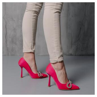 Жіночі туфлі Fashion Bow 3995 38 розмір 24.5 см Рожевий фото №3