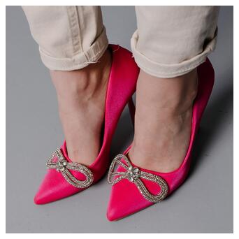 Жіночі туфлі Fashion Bow 3995 38 розмір 24.5 см Рожевий фото №2