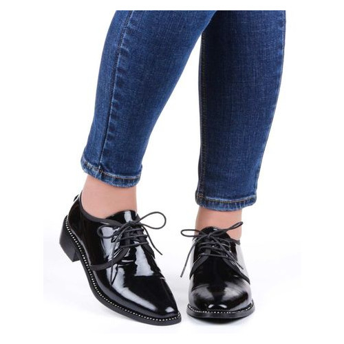 Жіночі туфлі на низькому ходу Marsel 4044, Чорний, 37, 2973310095227 фото №2