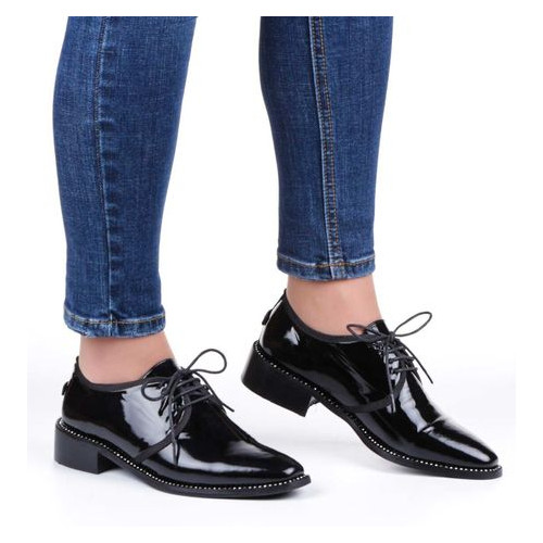 Жіночі туфлі на низькому ходу Marsel 4044, Чорний, 37, 2973310095227 фото №5