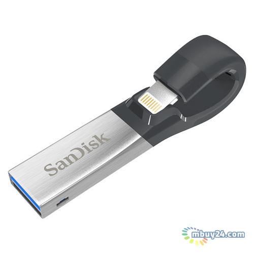 Флешка Sandisk iXpand USB 3.0 / Lightning Apple 64GB (SDIX30N-064G-GN6NN) фото №3