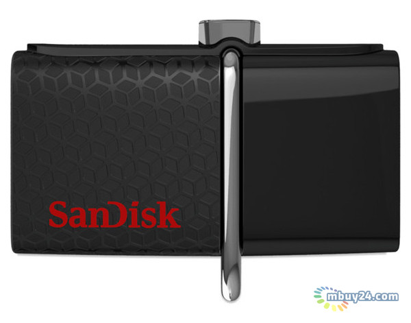 Флешка Sandisk Ultra Dual 16Gb OTG USB 3.0 Black (SDDD3-016G-G46) фото №1
