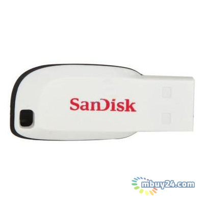 Флеш-накопичувач Sandisk Cruzer Blade 16GB USB 2.0 White (SDCZ50C-016G-B35W) фото №1