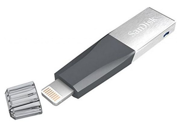 USB флеш-драйв Sandisk iXpand Mini 32 Gb USB 3.0 Lightning для Apple (SDIX40N-032G-GN6NN) фото №1