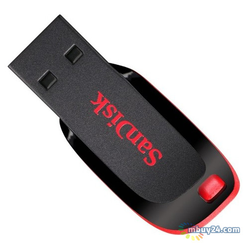 Флеш USB Sandisk Cruzer Blade 64GB Black Red (SDCZ50-064G-B35) фото №1