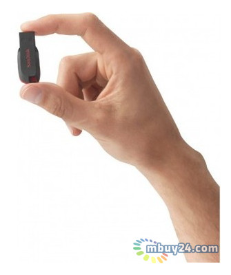 Флеш USB Sandisk Cruzer Blade 64GB Black Red (SDCZ50-064G-B35) фото №4