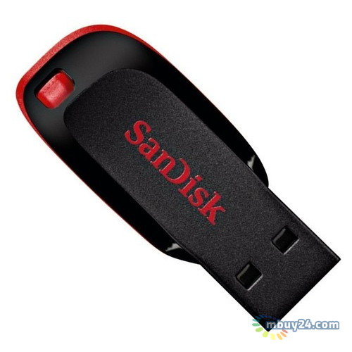 Флеш USB Sandisk Cruzer Blade 64GB Black Red (SDCZ50-064G-B35) фото №2