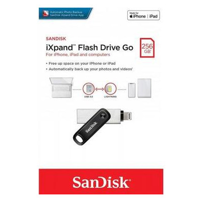 USB флеш накопичувач SANDISK 256GB iXpand Go USB 3.0/Lightning (SDIX60N-256G-GN6NE) фото №6