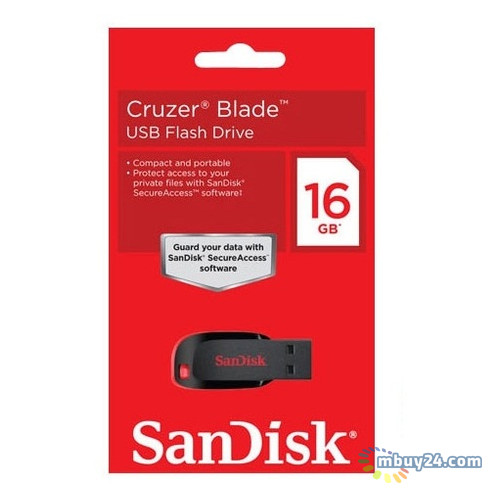 Флешка USB Sandisk Cruzer Blade Z50 16GB (SDCZ50-016G-B35) фото №5