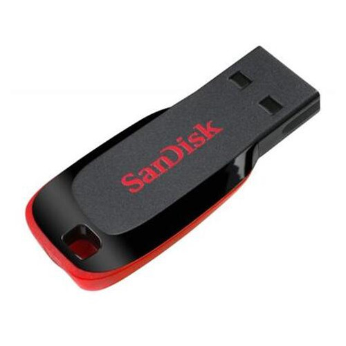 Флешка USB 2.0 64GB SanDisk Cruzer Blade (SDCZ50-064G-B35) фото №1