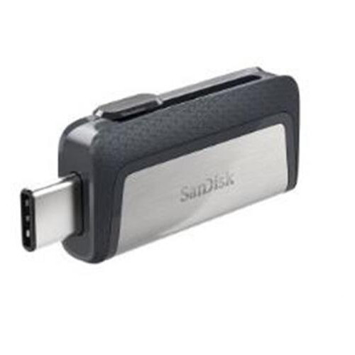 Флешка USB 3.1 32GB Type-C SanDisk Ultra Dual Silver/Black (SDDDC2-032G-G46) фото №1
