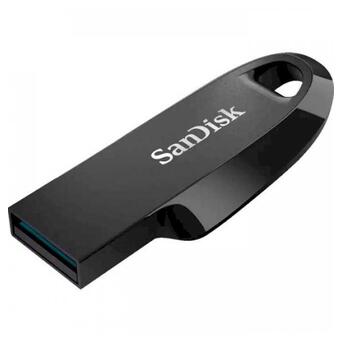 Накопичувач Sandisk 64GB USB 3.2 Ultra Curve Black (SDCZ550-064G-G46) фото №2