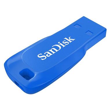 Флеш-накопичувач SanDisk Cruzer Blade USB2.0 32GB Electric Blue (SDCZ50C-032G-B35BE) фото №2
