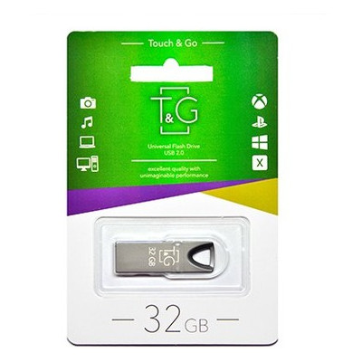 Флешка USB 32GB T&G 117 Metal Series Black (TG117BK-32G) фото №1